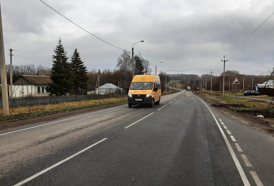 В Липецкой области капитально отремонтировали 10 км трассы Воскресенское – Березовка – Ивановка – Данков