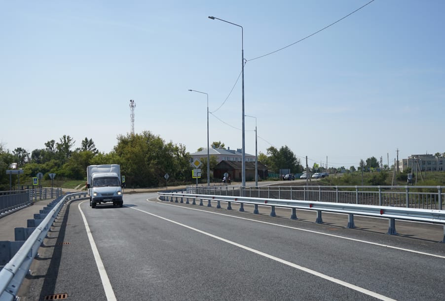 В Саратовской области капитально отремонтировали мост через реку Сердобу